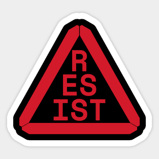 Red Triangle Protocol Sticker